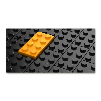 Üvegkép nyomtatás Lego téglák