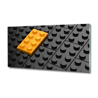 Üvegkép nyomtatás Lego téglák