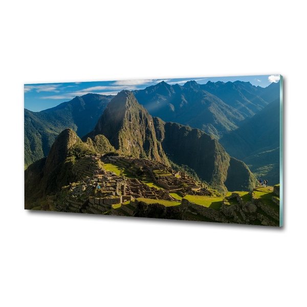 Üvegfotó A romok machu picchu