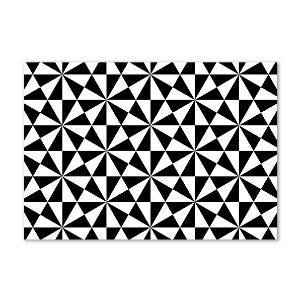 Egyedi üvegkép Geometriai háttér