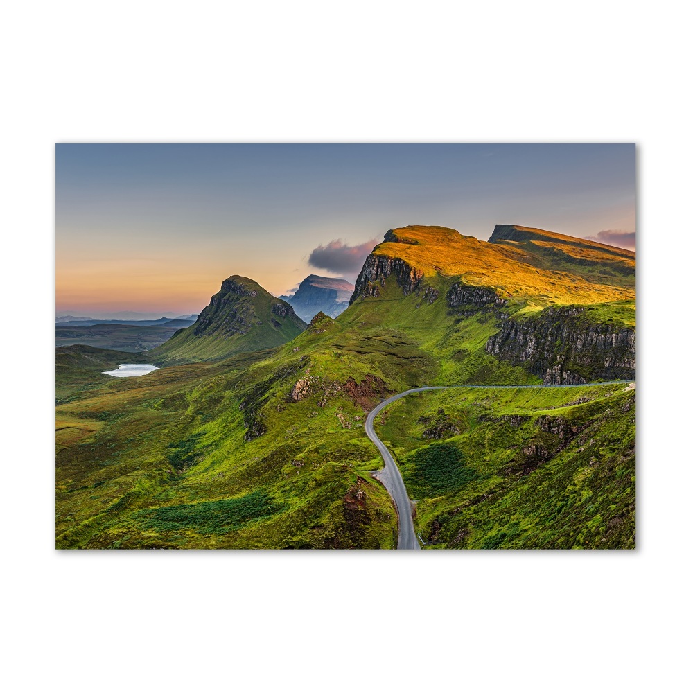 Üvegfotó A hegyek skócia