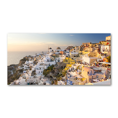 Üvegkép falra Santorini görögország