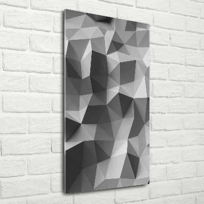 Üvegkép nyomtatás Absztrakció háromszögek