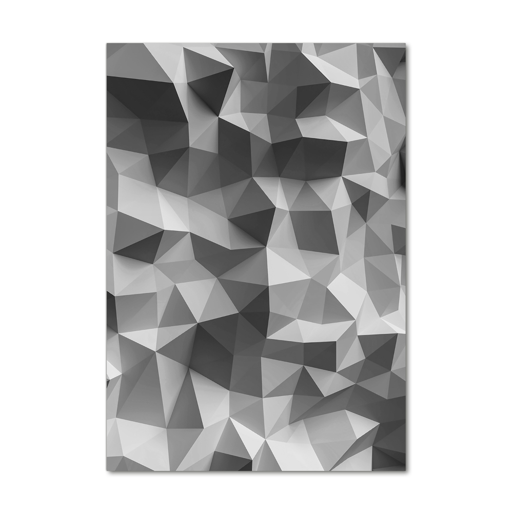 Üvegkép nyomtatás Absztrakció háromszögek