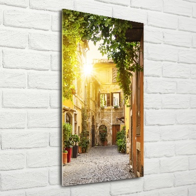 Üvegkép falra Olasz utcákon