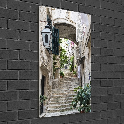 Üvegkép falra Az utcák dubrovnik