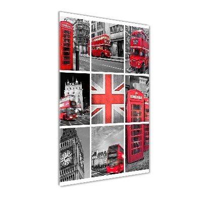 Üvegkép falra Collage london