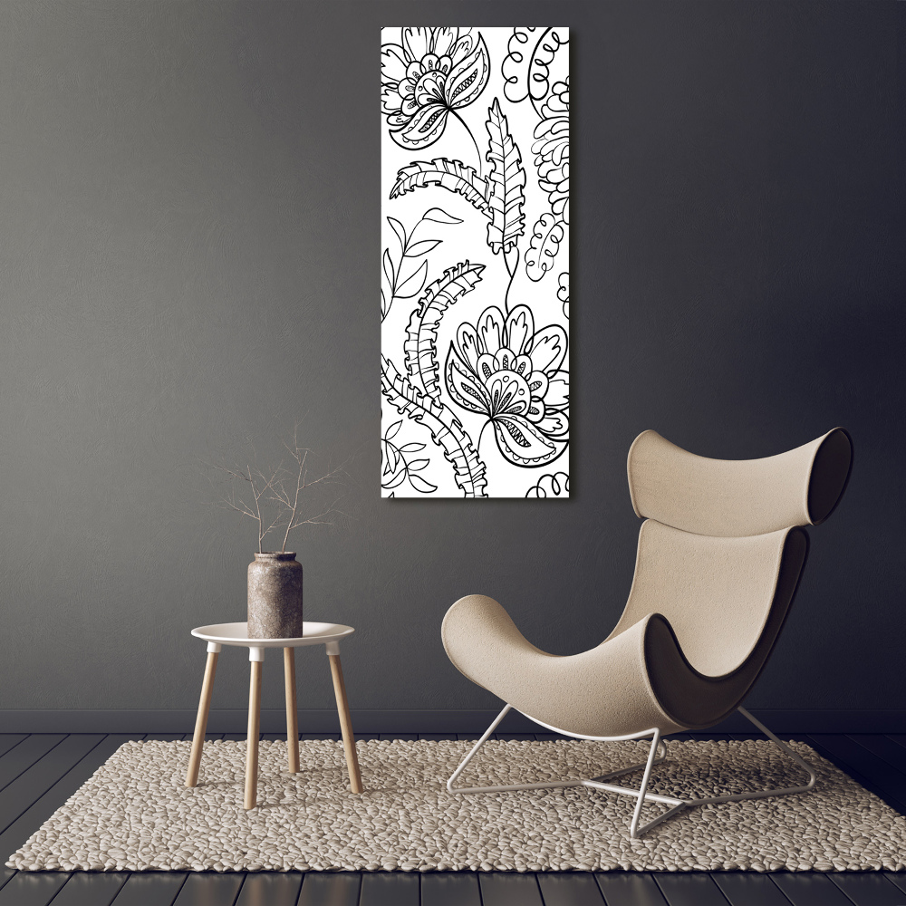 Photo kép üveg Háttér zentangle