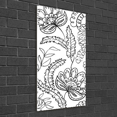 Photo kép üveg Háttér zentangle