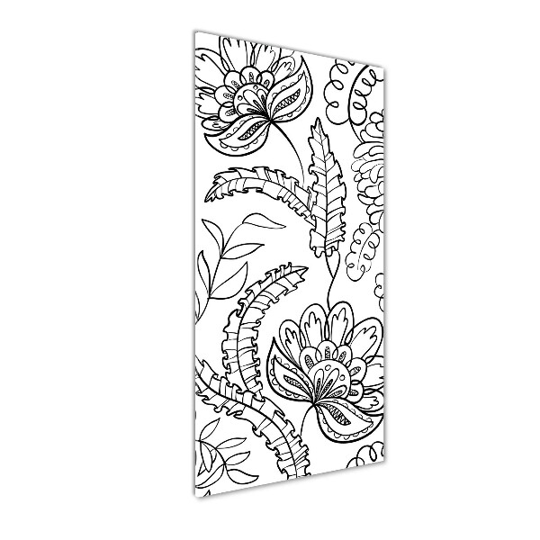 Photo kép üveg Háttér zentangle