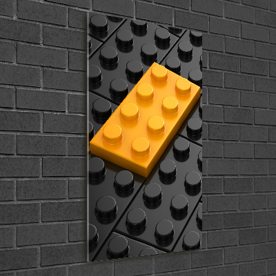 Egyedi üvegkép Lego téglák