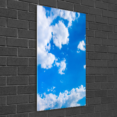 Üvegkép nyomtatás Felhők az égen