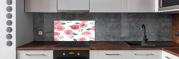 Konyhai hátfalpanel Roses