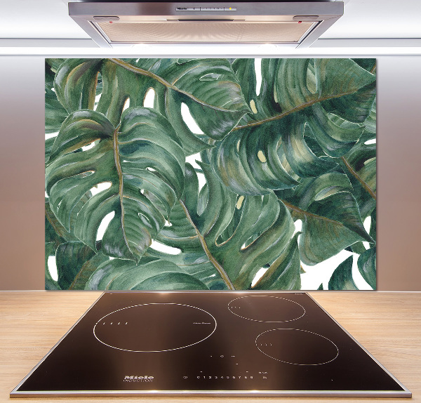 Konyhai hátfalpanel Monstera