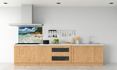 Konyhai dekorpanel Strand seychelles