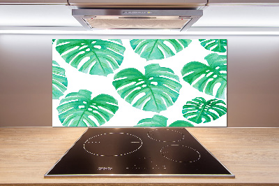 Konyhai hátfalpanel Monstera