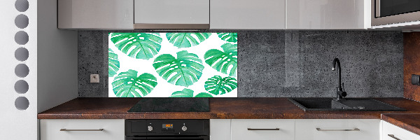 Konyhai hátfalpanel Monstera