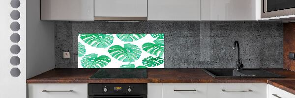 Konyhai hátfalpanel Monstera