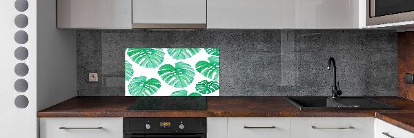 Konyhai hátfalpanel Monstera