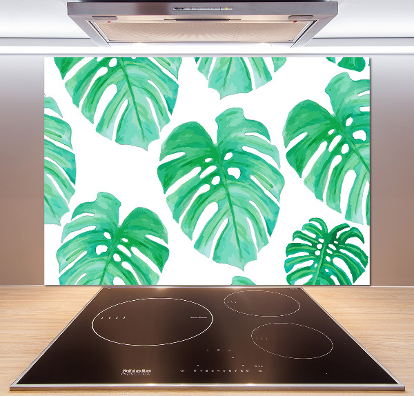 Konyhai hátfalpanel Monstera