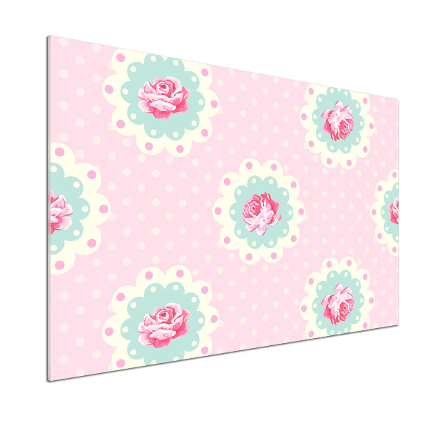 Konyhai hátfalpanel Roses