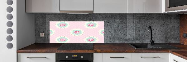 Konyhai hátfalpanel Roses
