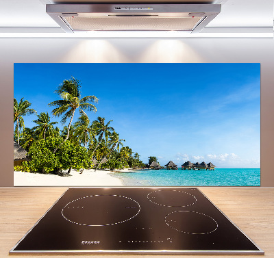 Konyhai dekorpanel Strand a karib-