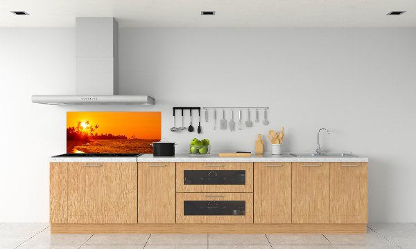 Konyhai dekorpanel Sunset beach