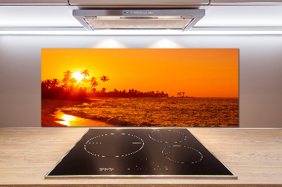 Konyhai dekorpanel Sunset beach