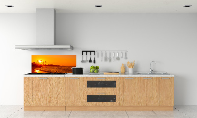Konyhai dekorpanel Sunset beach