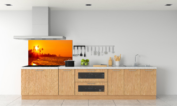 Konyhai dekorpanel Sunset beach