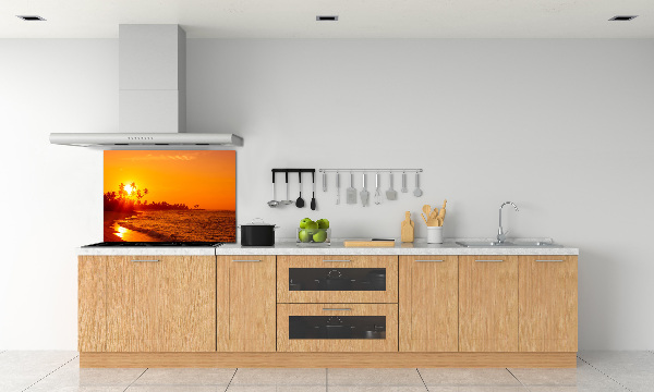 Konyhai dekorpanel Sunset beach