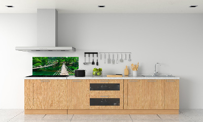 Konyhai dekorpanel Híd a folyón