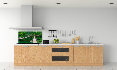 Konyhai dekorpanel Híd a folyón