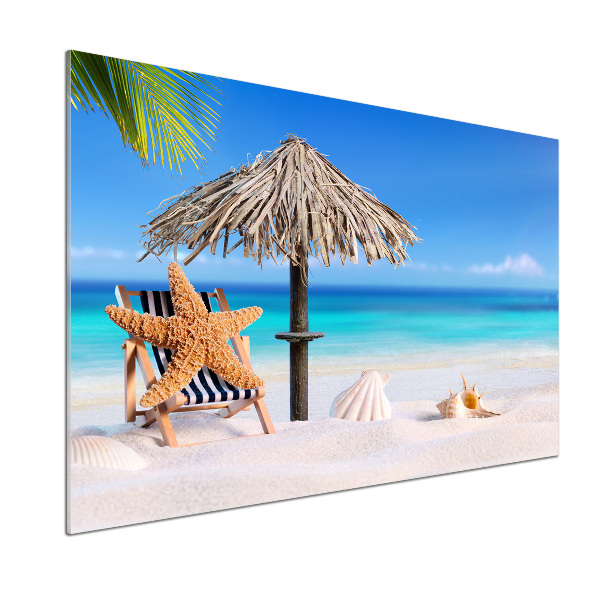 Konyhai dekorpanel Beach holidays