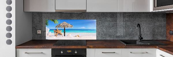 Konyhai dekorpanel Beach holidays