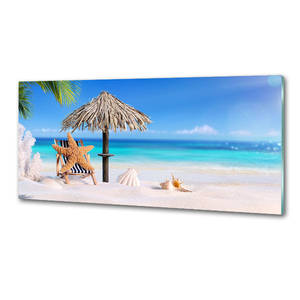 Konyhai dekorpanel Beach holidays