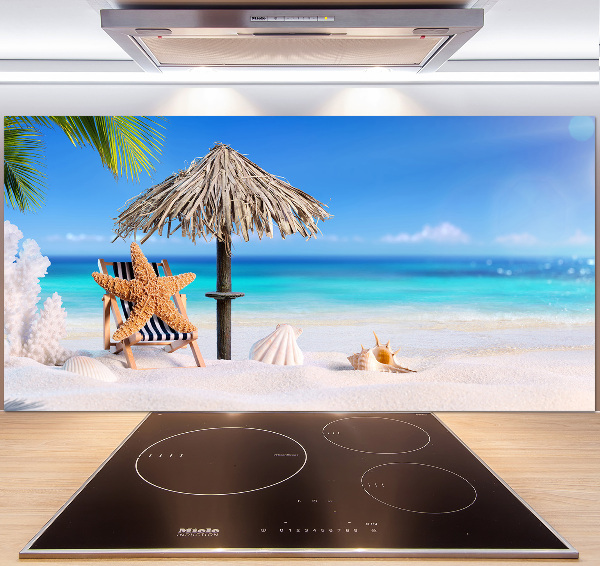 Konyhai dekorpanel Beach holidays