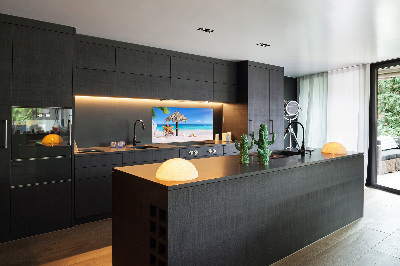 Konyhai dekorpanel Beach holidays