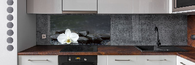 Konyhai falburkoló panel Orchidea