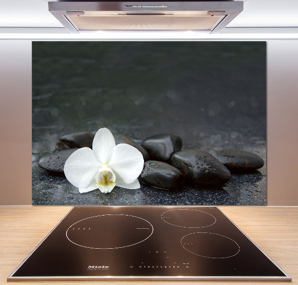 Konyhai falburkoló panel Orchidea