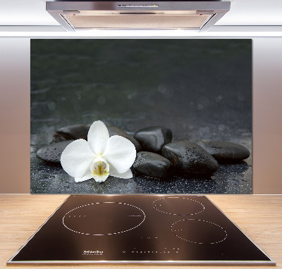 Konyhai falburkoló panel Orchidea
