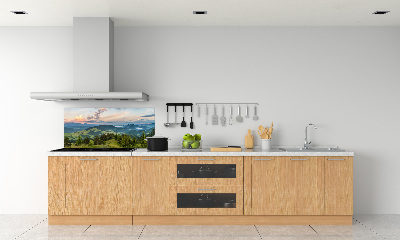 Konyhai dekorpanel Körkép a pieniny