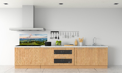 Konyhai dekorpanel Körkép a pieniny