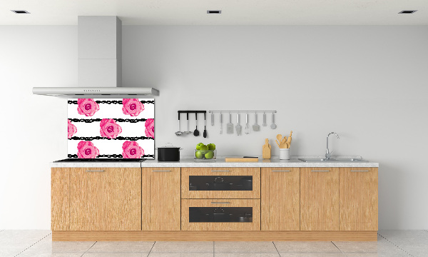 Konyhai hátfalpanel Roses