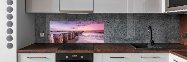 Konyhai dekorpanel Fa hullámtörő
