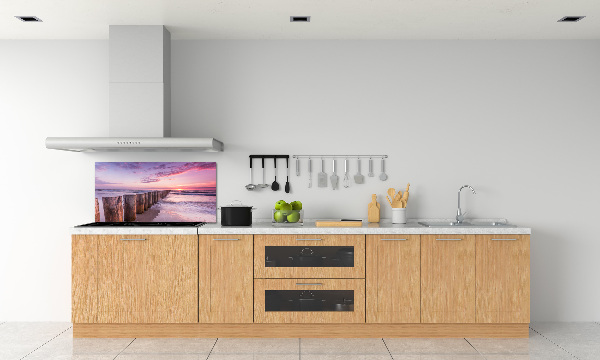 Konyhai dekorpanel Fa hullámtörő