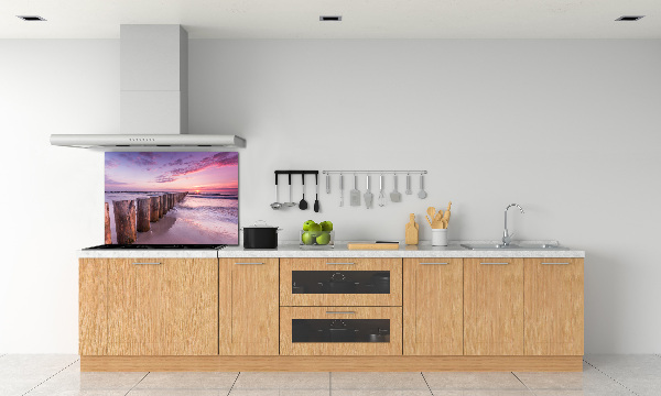 Konyhai dekorpanel Fa hullámtörő