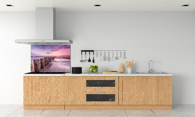 Konyhai dekorpanel Fa hullámtörő