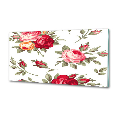 Konyhai hátfalpanel Roses